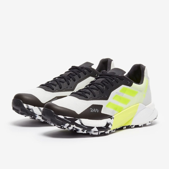 Sepatu Lari Womens Adidas Terrex Agravic Ultra Black Yellow White FY7660 Sepatu Lari Womens Adidas Terrex Agravic Ultra Black Yellow White FY7660