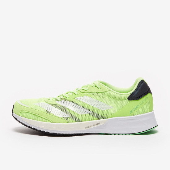 Sepatu Lari Adidas Adizero Adios 6 Signal Green Ftwr White Core Black FZ2494