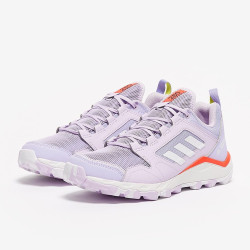 Sepatu Lari Womens Adidas Terrex Agravic TR Violet Tone Cloud White Solar Red FZ2643