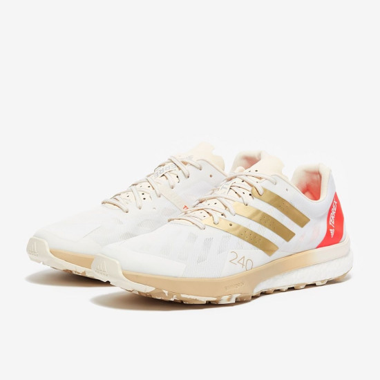 Sepatu Lari Adidas Terrex Speed Ultra Wonder White Matte Gold Crystal White FZ3254 Sepatu Lari Adidas Terrex Speed Ultra Wonder White Matte Gold Crystal White FZ3254