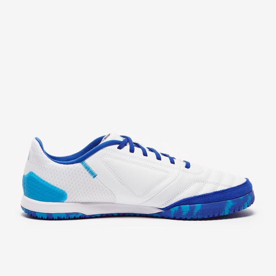 Sepatu Futsal Adidas Top Sala Competition White Bold Aqua Team Royal Blue FZ6124