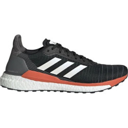 Sepatu Lari Adidas Solar Glide 19 Core Black White Solar Orange G28062-7