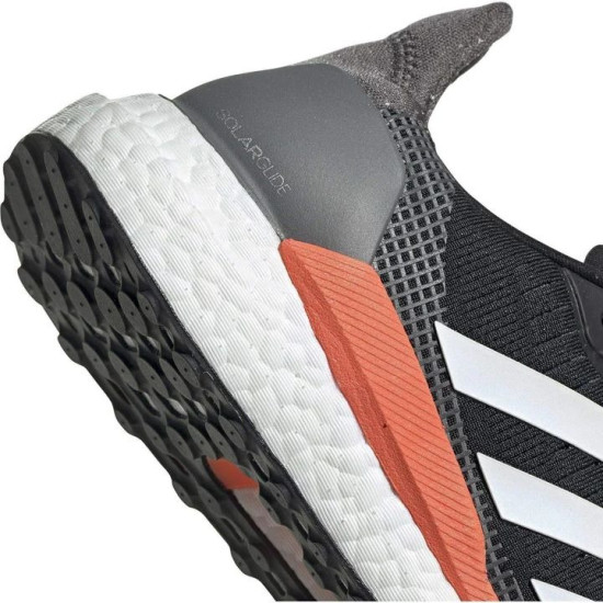 Sepatu Lari Adidas Solar Glide 19 Core Black White Solar Orange G28062-7 Sepatu Lari Adidas Solar Glide 19 Core Black White Solar Orange G28062-7