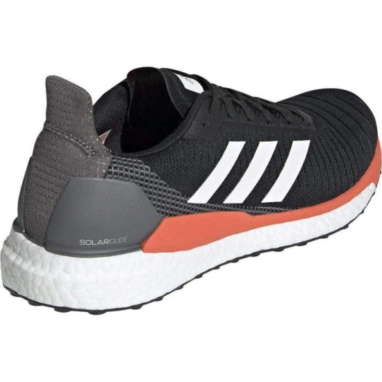 Sepatu Lari Adidas Solar Glide 19 Core Black White Solar Orange G28062-7 Sepatu Lari Adidas Solar Glide 19 Core Black White Solar Orange G28062-7