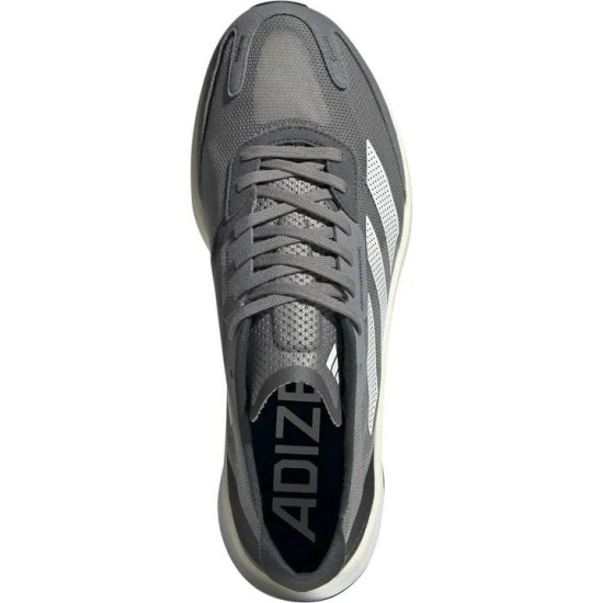 Sepatu Lari Adidas Adizero Boston 11 Grey Three Carbon GV7068-6.5