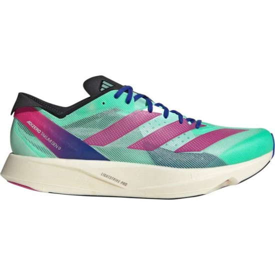 Sepatu Lari Adidas Adizero Takumi Sen 9 Pulse Mint Lucid Fuchsia Lucid Blue GV9094-4