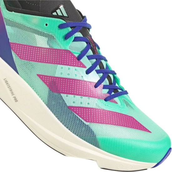 Sepatu Lari Adidas Adizero Takumi Sen 9 Pulse Mint Lucid Fuchsia Lucid Blue GV9094-4