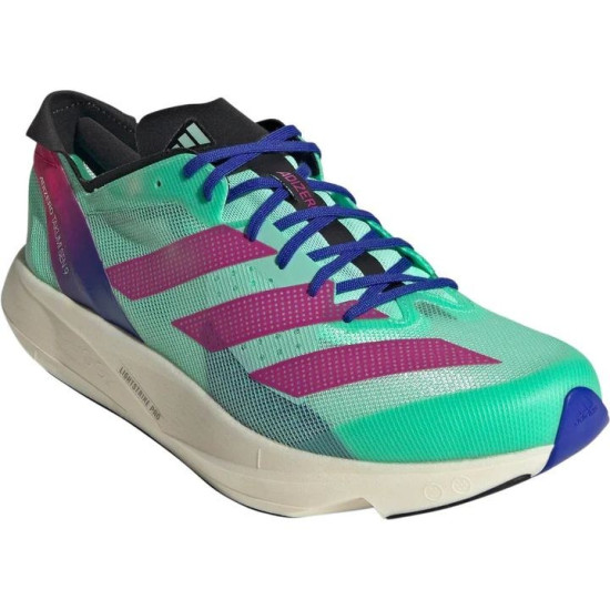 Sepatu Lari Adidas Adizero Takumi Sen 9 Pulse Mint Lucid Fuchsia Lucid Blue GV9094-4