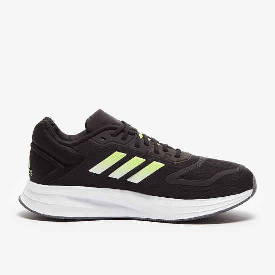 Sepatu Lari Adidas Duramo 10 Core Black Solar Yellow Solar Green GW4078