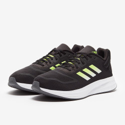 Sepatu Lari Adidas Duramo 10 Core Black Solar Yellow Solar Green GW4078