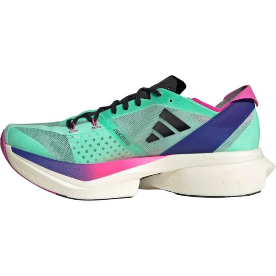 Sepatu Lari Adidas Adizero Adios Pro 3 Pulse Mint Core Black Lucid Blue GW4249-4