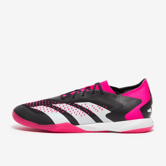 Sepatu Futsal Adidas Predator Accuracy.1 IN Core Black White Team Shock Pink GW4556