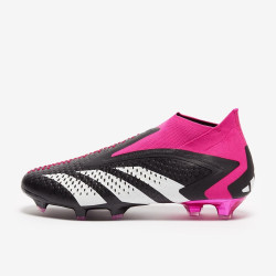 Sepatu Bola Adidas Predator Accuracy+ FG Core Black White Team Shock Pink GW4557