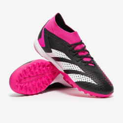 Sepatu Futsal Adidas Predator Accuracy.1 TF Core Black White Team Shock Pink GW4633