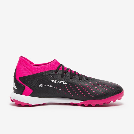 Sepatu Futsal Adidas Predator Accuracy.3 TF Core Black White Team Shock Pink GW4637