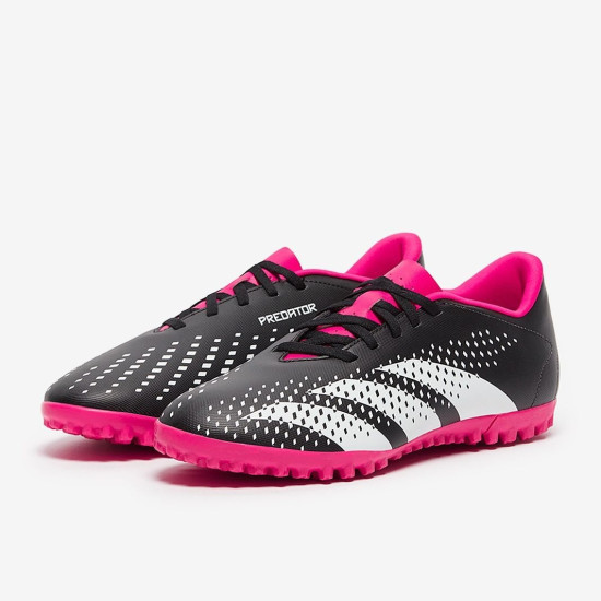 Sepatu Futsal Adidas Predator Accuracy.4 TF Core Black White Team Shock Pink GW4647