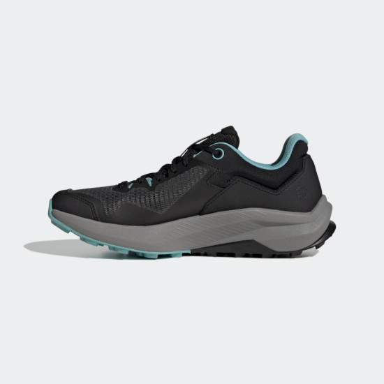 Sepatu Lari Womens Adidas Terrex TrailRider Core Black Grey Three Mint Ton GW5557
