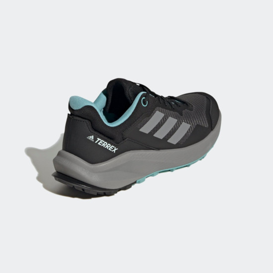 Sepatu Lari Womens Adidas Terrex TrailRider Core Black Grey Three Mint Ton GW5557