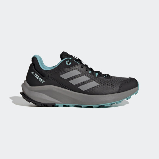 Sepatu Lari Womens Adidas Terrex TrailRider Core Black Grey Three Mint Ton GW5557