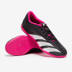Sepatu Futsal Adidas Predator Accuracy.4 IN Sala Core Black White Team Shock Pink GW7072