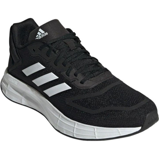 Sepatu Lari Adidas Duramo 10 Core Black Cloud White GW8336-8.5