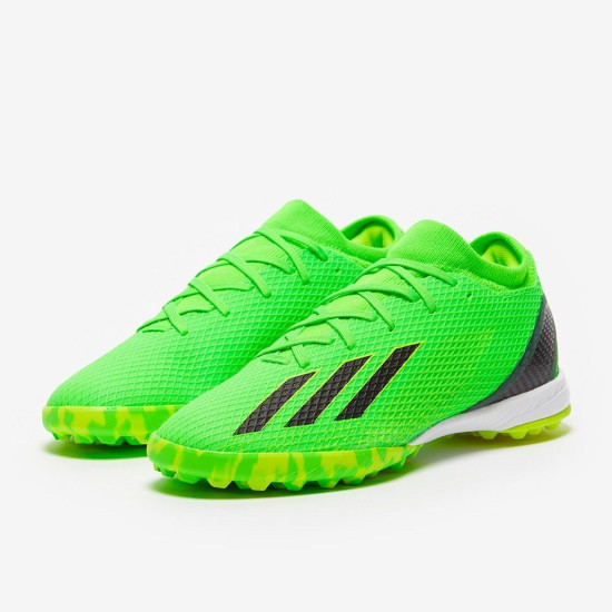Sepatu Futsal Adidas X Speedportal.3 TF Solar Green Core Black Solar Yellow GW8484