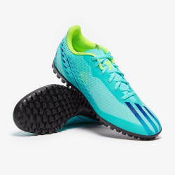 Sepatu Futsal Adidas X Speedportal.4 TF Clear Aqua Power Blue Solar Yellow GW8508