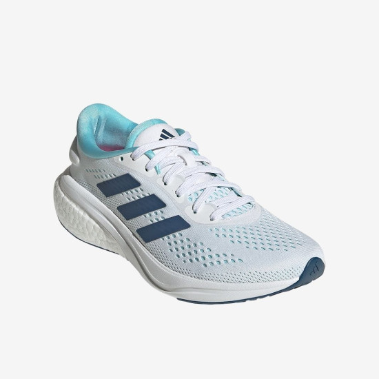 Sepatu Lari Womens Adidas Supernova 2 Ftwr White Wonder Steel Bliss Blue GW9100