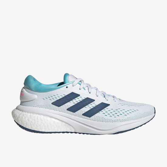 Sepatu Lari Womens Adidas Supernova 2 Ftwr White Wonder Steel Bliss Blue GW9100