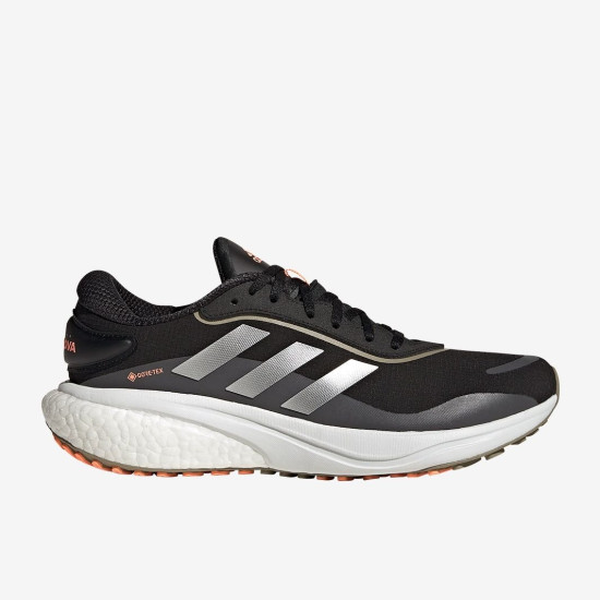 Sepatu Lari Adidas Supernova GTX Core Black Silver Met Beam Orange GW9109 Sepatu Lari Adidas Supernova GTX Core Black Silver Met Beam Orange GW9109