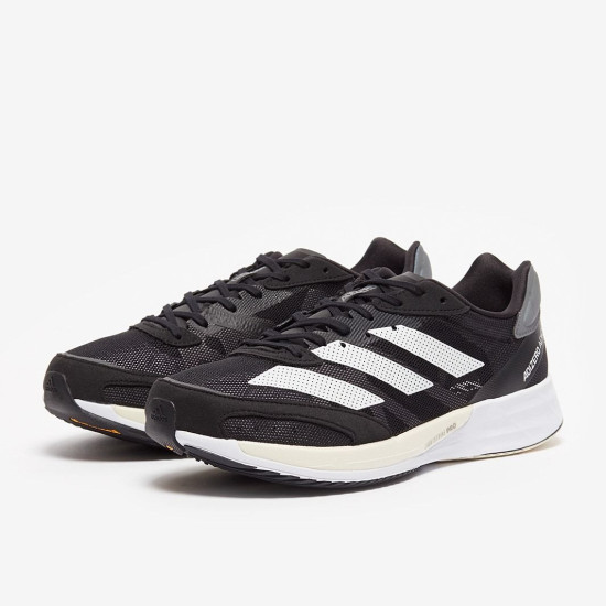 Sepatu Lari Adidas Adizero Adios 6 Wide Core Black Ftwr Grey Five GX1417