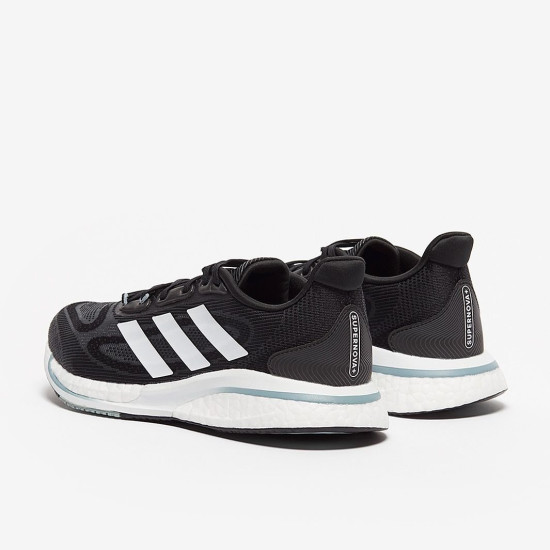 Sepatu Lari Womens Adidas Supernova + Core Black Ftwr White Magic Grey GX2905