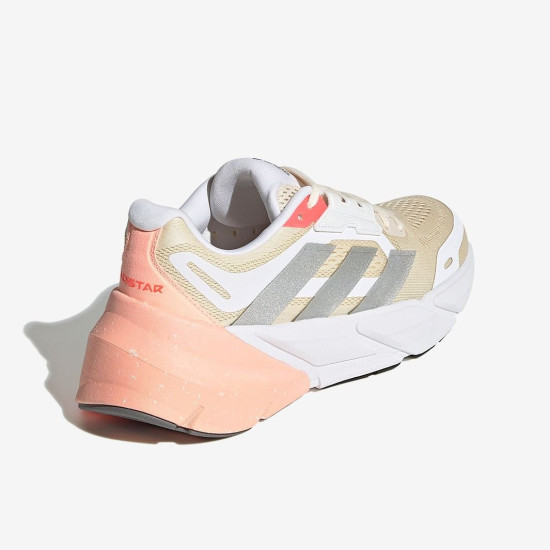 Sepatu Lari Womens Adidas Adistar Ecru Tint Silver Met Light Flash Orange GX2988