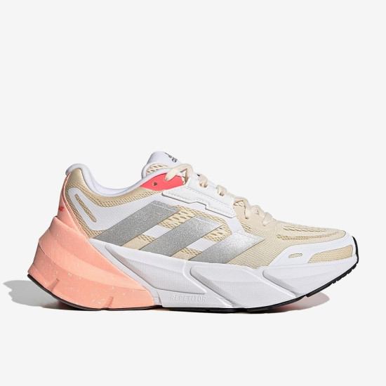 Sepatu Lari Womens Adidas Adistar Ecru Tint Silver Met Light Flash Orange GX2988