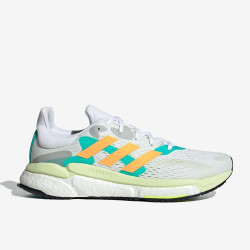 Sepatu Lari Adidas Solar Boost 4 Ftwr White Flash Orange Mint Rush GX3039