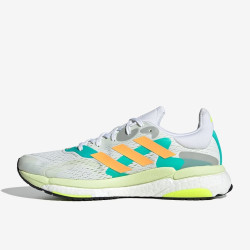 Sepatu Lari Adidas Solar Boost 4 Ftwr White Flash Orange Mint Rush GX3039