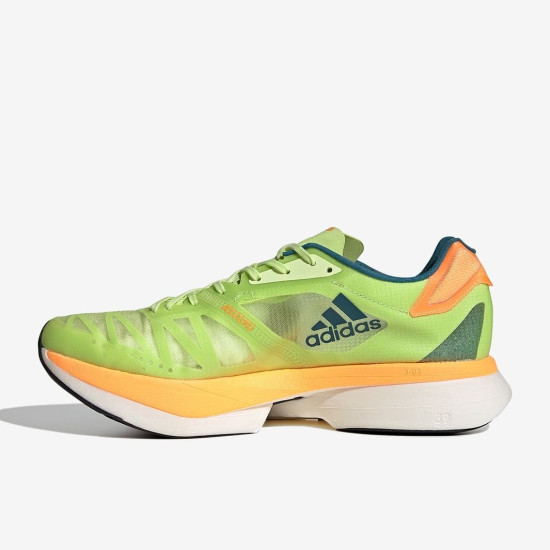 Sepatu Lari Adidas Adizero Adios Pro 2 Pulse Lime Real Teal Flash Orange GX3124