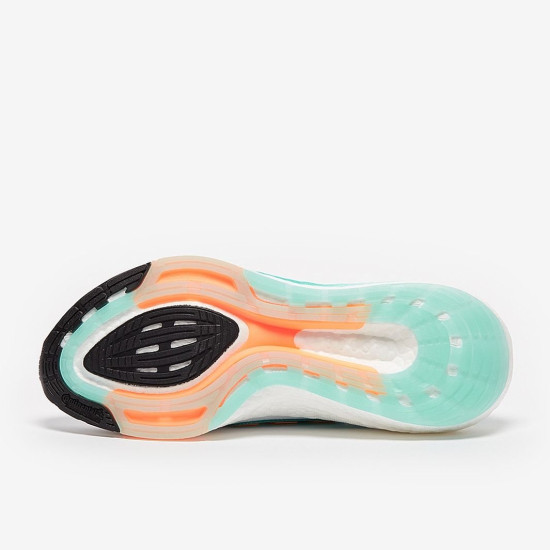 Sepatu Lari Adidas Ultraboost 22 Ftwr White Flash Orange Mint Rush GX5463 Sepatu Lari Adidas Ultraboost 22 Ftwr White Flash Orange Mint Rush GX5463