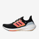 Sepatu Lari Adidas Ultraboost 22 Core Black Turbo Flash Orange GX5464