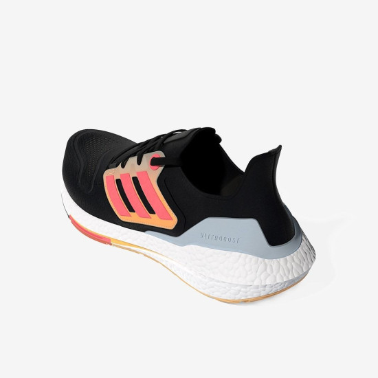 Sepatu Lari Adidas Ultraboost 22 Core Black Turbo Flash Orange GX5464