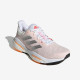 Sepatu Lari Womens Adidas Solar Glide 5 Core White Silver Met Light Flash Orange GX5496