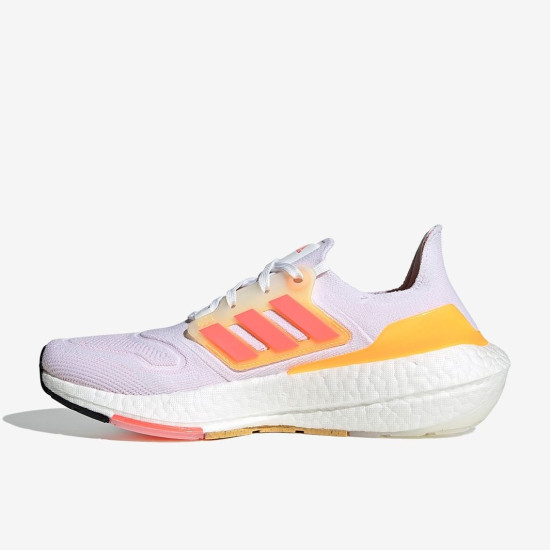 Sepatu Lari Womens Adidas Ultraboost 22 Grey One Flash Orange Turbo GX5595