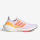 Sepatu Lari Womens Adidas Ultraboost 22 Grey One Flash Orange Turbo GX5595