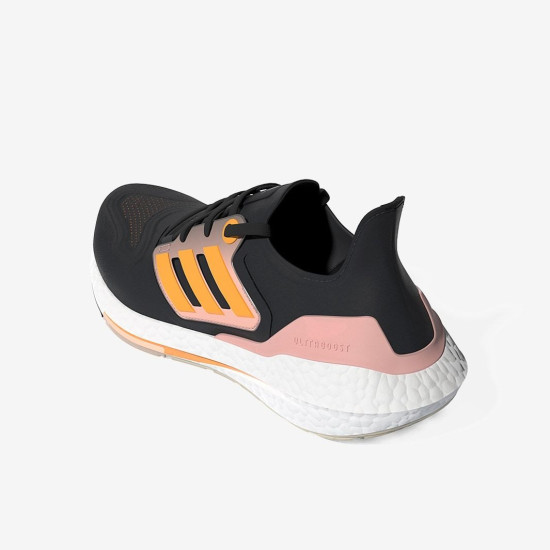 Sepatu Lari Womens Adidas Ultraboost 22 Carbon Flash Orange Ecru Tint GX5601