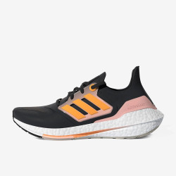 Sepatu Lari Womens Adidas Ultraboost 22 Carbon Flash Orange Ecru Tint GX5601