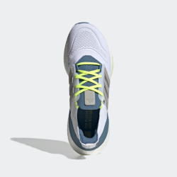 Sepatu Lari Adidas Ultraboost 22 Ftwr White Metal grey Linen Green GX5912