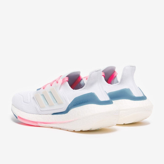 Sepatu Lari Womens Adidas Ultraboost 22 Ftwr White Grey One Almost Blue GX5929