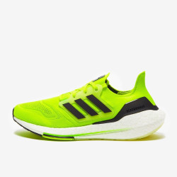 Sepatu Lari Adidas Ultraboost 22 Solar Yellow Core Black Cloud White GX6639