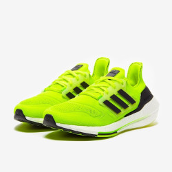 Sepatu Lari Adidas Ultraboost 22 Solar Yellow Core Black Cloud White GX6639