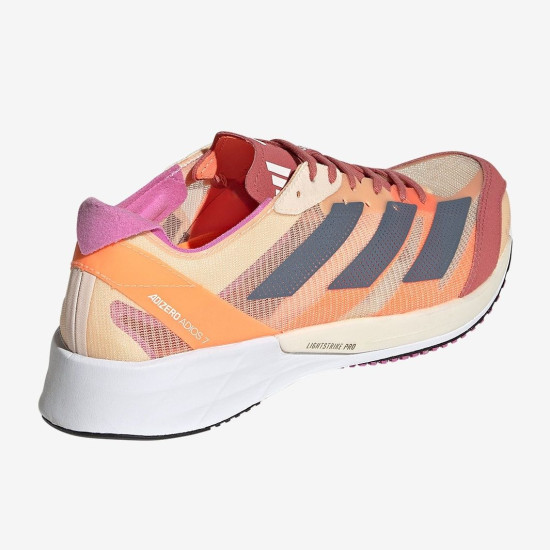 Sepatu Lari Womens Adidas Adizero Adios 7 Bliss Orange Wonder Steel Beam Orange GX6649